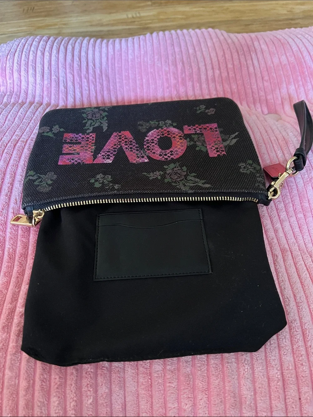 Coach & Jason Naylor Collab LOVE Wristlet
